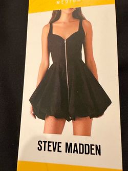 Steve Madden Black Mini Dress Medium