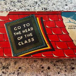 Vintage 1949. Go To The Head Of The Class Game