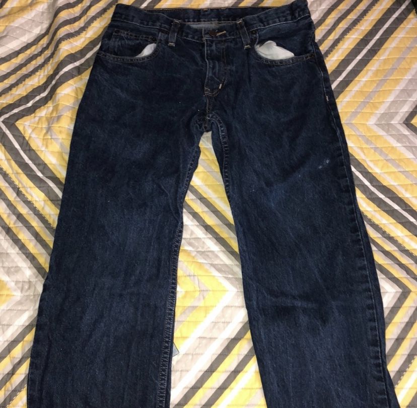Navy blue jeans (33x29)