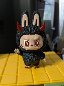 7" Labubu Monster Demon Dragon – Poseable Eyes & Wings – 3D Printed Figure