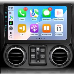 10.2 Inch Car Radio Stereo Upgrade Android 13 for Jeep Wrangler JK 2007-2018 with CarPlay Android Auto 1080P Backup Camera/BT5.4 ((4Ram 64Rom) 10.2)
C
