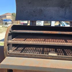 BBQ Smoker on a Trailer