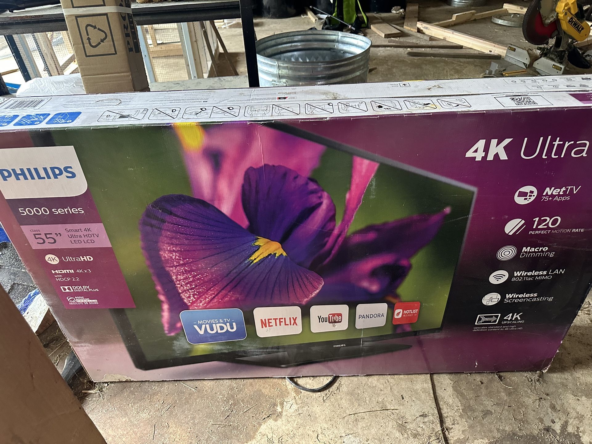 Brand New Unopend 55’ Tv 