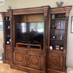 TV Entertainment Center Armoire Cabinet 