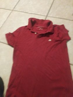 Aeropostle cranberry polo$5.00