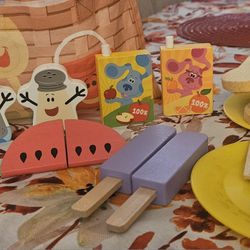Melissa And Doug Felt Sandwich And Velcro Cutting Set