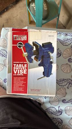 Table Swivel Vise with Anvil