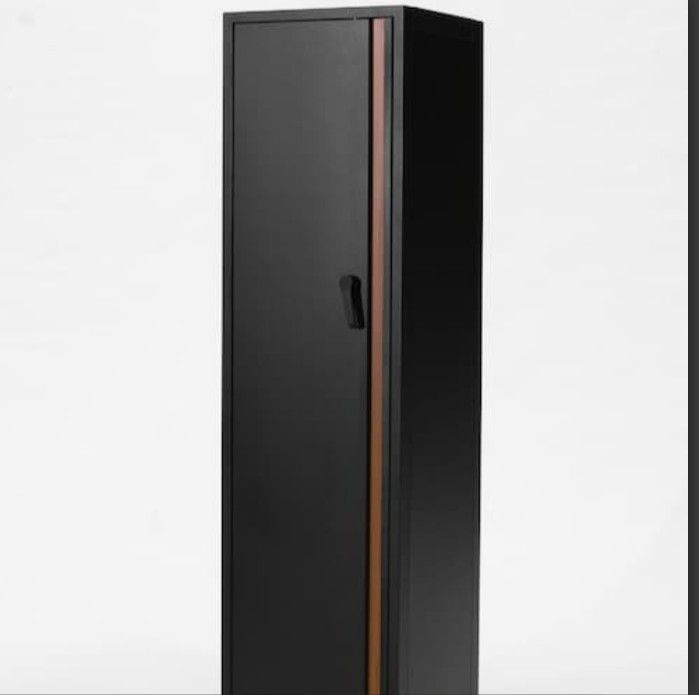 Industrial Metal Single Wardrobe Storage Closet 