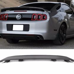 Fits 10-14 Ford Mustang LS Style Trunk Spoiler Matte Black - ABS