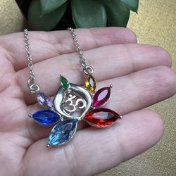 NEW!!! Lotus Chakra Necklace