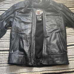 Harley Leather Jacket Willie Skull And 2 More For 250  Dollars 