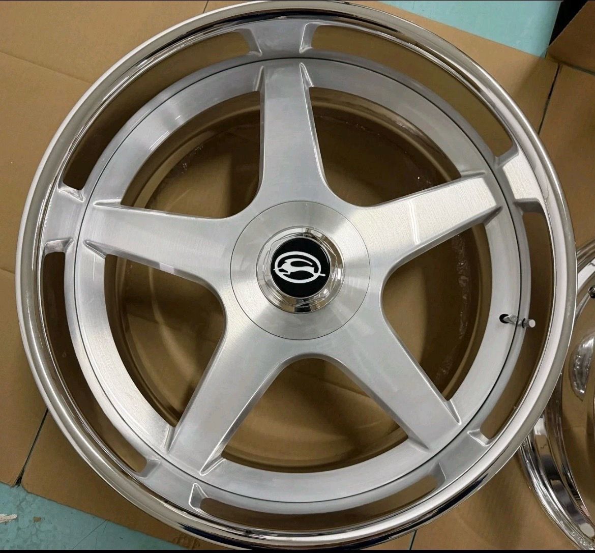 Stagger Offset 22 INCH 3 PIECE FORGED STAGGERED OFFSET SS IMPALA RIMS AND TIRES for ...