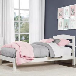 White Dorel Living Braylon Twin Bed