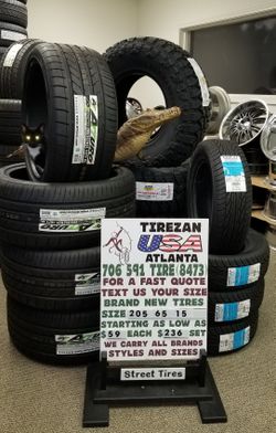 205 65 15 BRAND NEW TIRE TIRES $59 EACH $236 SET