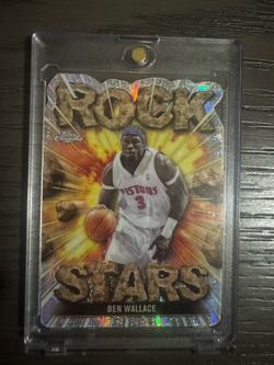 2025-26 Topps Chrome Rock Stars SSP Ben Wallace #RS-14