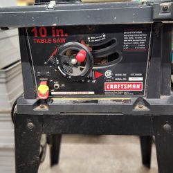 Craftsman 10" Table Saw