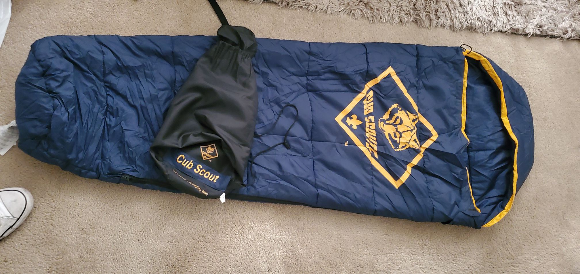 Cub scout light weight sleeping bag