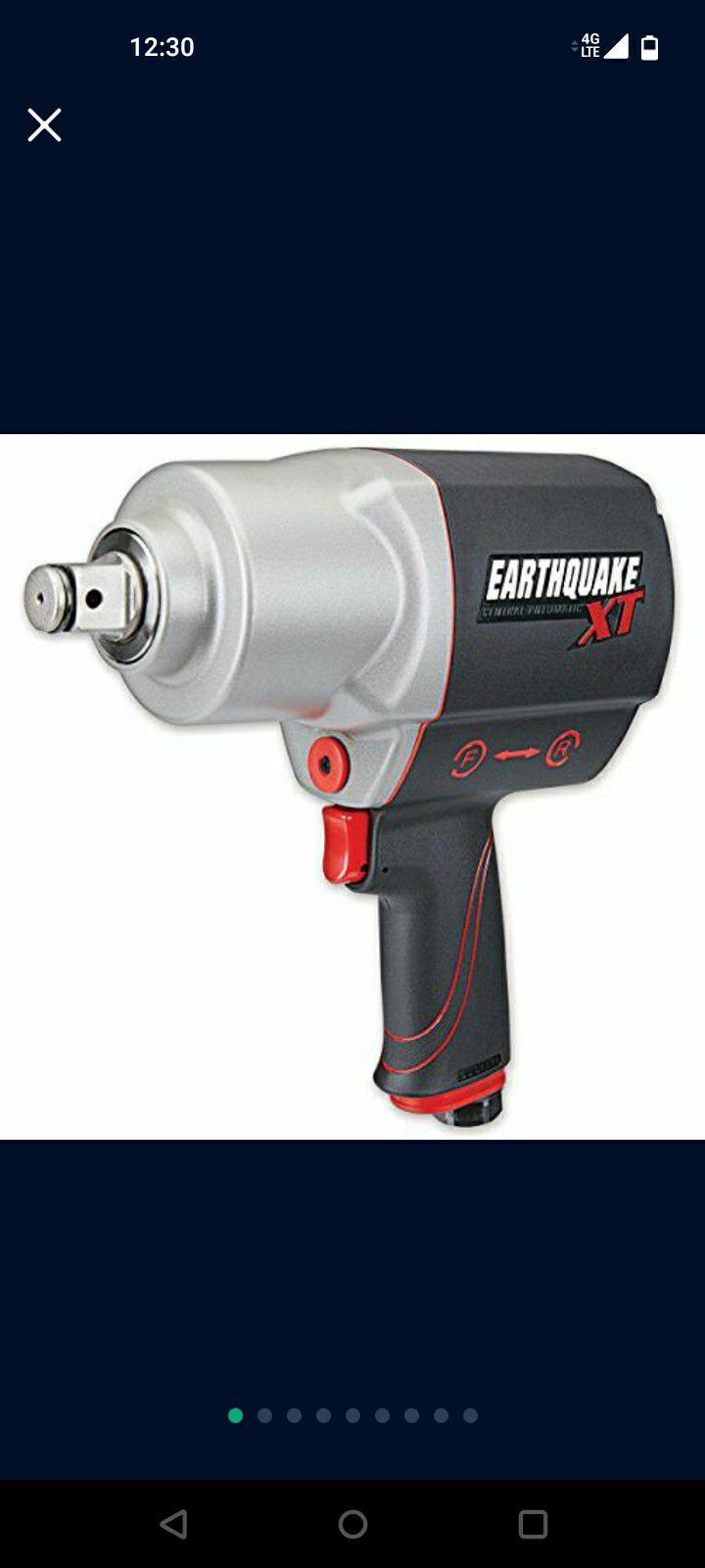 BRAND NEW Open Box Earthquake XT Composite 3/4" Xtreme Torque Air Impact Wrench 1500 ftlbs torque FOR ONLY $100 FIRM ON PRICE 
