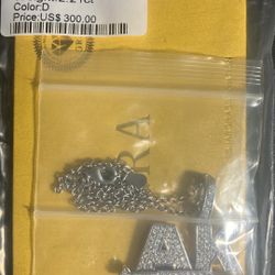 Diamond Moissanite Pendant 