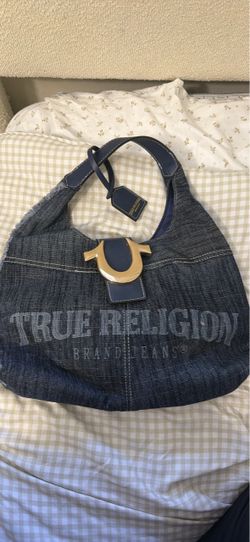 True Religion Brand Jeans Denim Hobo Bag