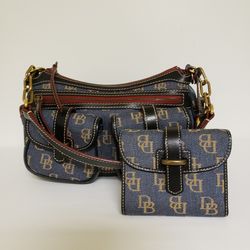Dooney & Bourke Canvas/Leather Handbag