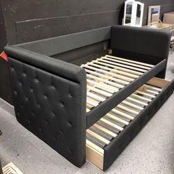 Twin Trundled Bed Frame Solid Wood New In The Box