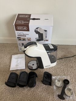 KOTLIE Espresso 5in1 Single Serve Coffee Maker, 19Bar Cappuccino&Latte Maker