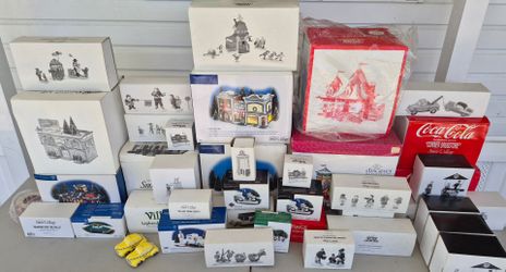 Department 56 Snow Village Figurine Retired Collection Lot