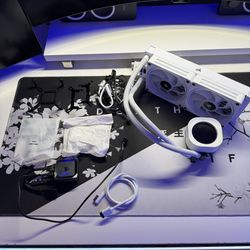 Corsair H100i LCD Screen AIO 240MM CPU Cooler Gaming PC Desktop Computer 