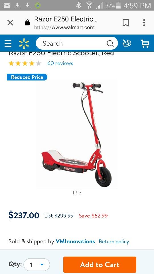 Razor e250 electric scooter