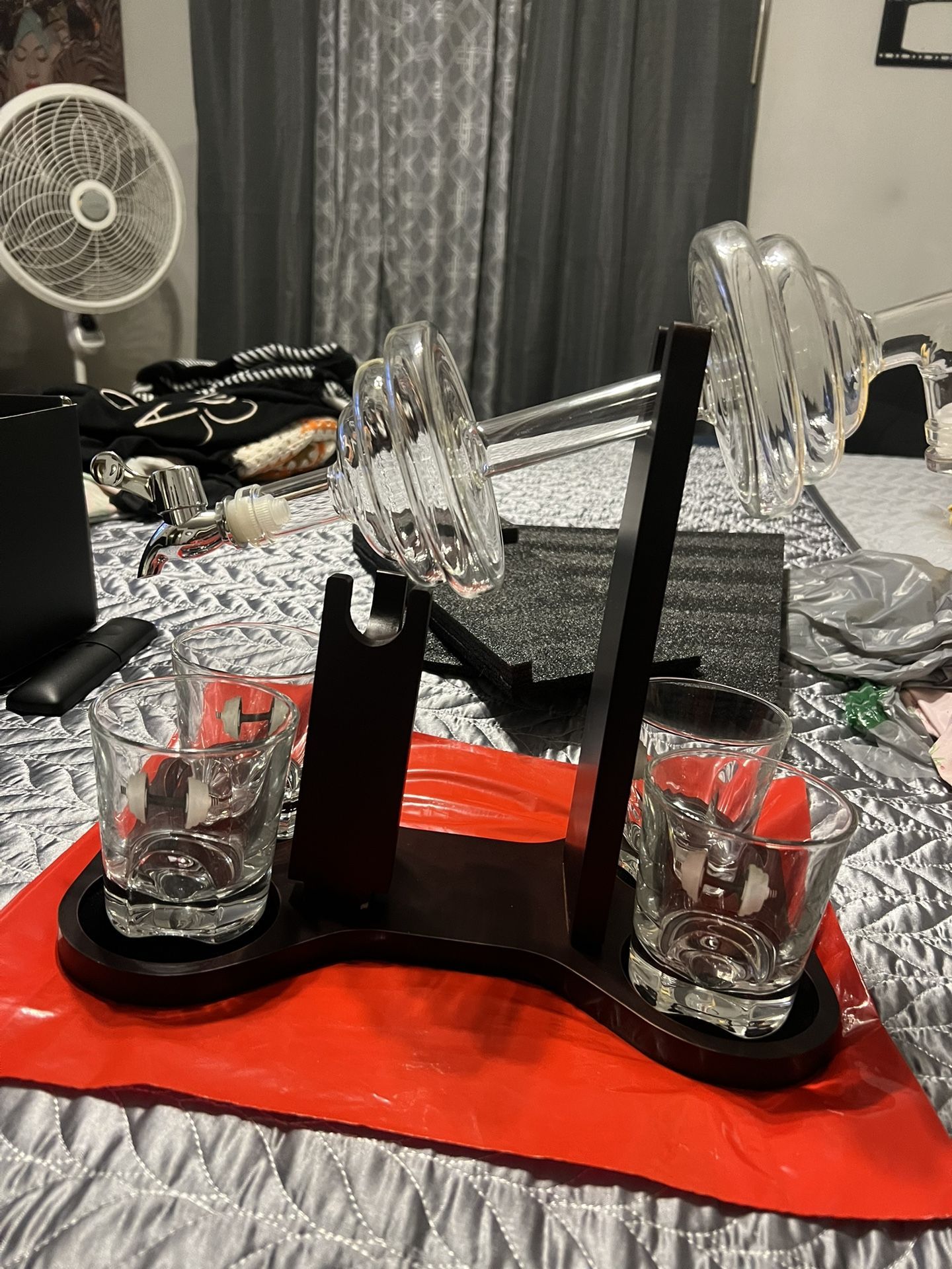 Liquor Decanter Barbell Shape