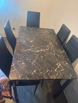 Table set 6 chairs