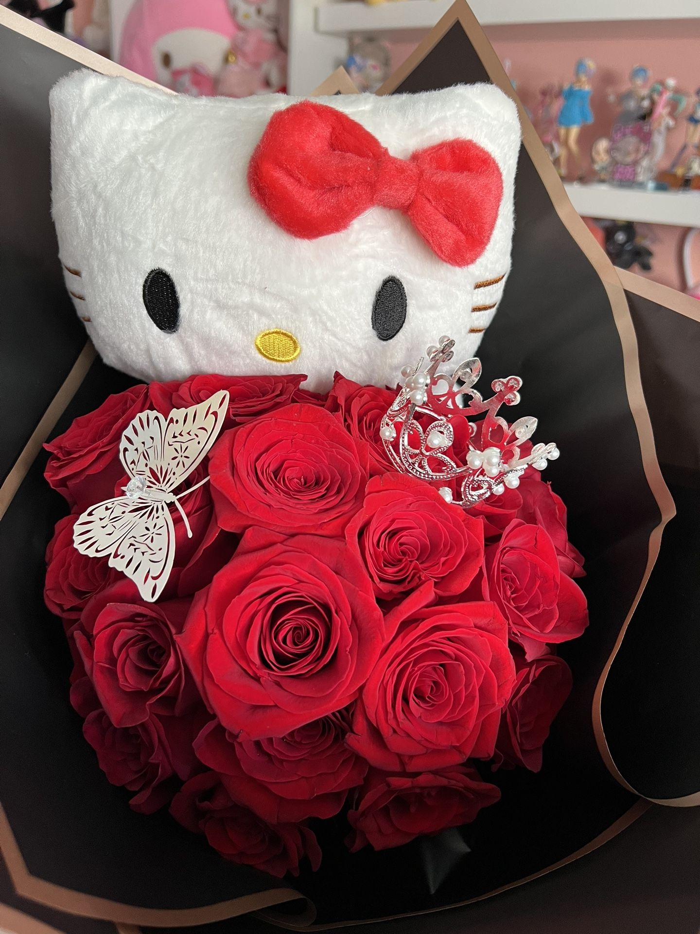 rose toy hello kitty Hello Kitty Sanrio Characters The Night of Rose Series Hello Kitty – TOYSEZ main image 0