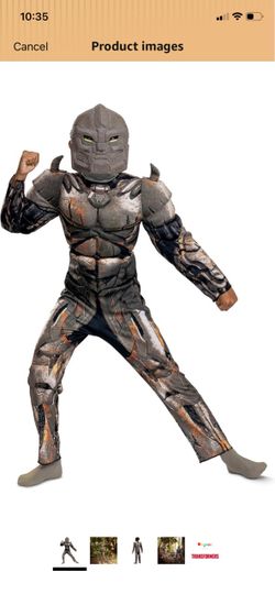 Halloween boys transformer costume size medium new