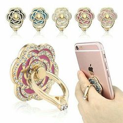360°Finger Grip Metal Ring Stand Holder For All Mobile Phone Tablet iPhone iPads