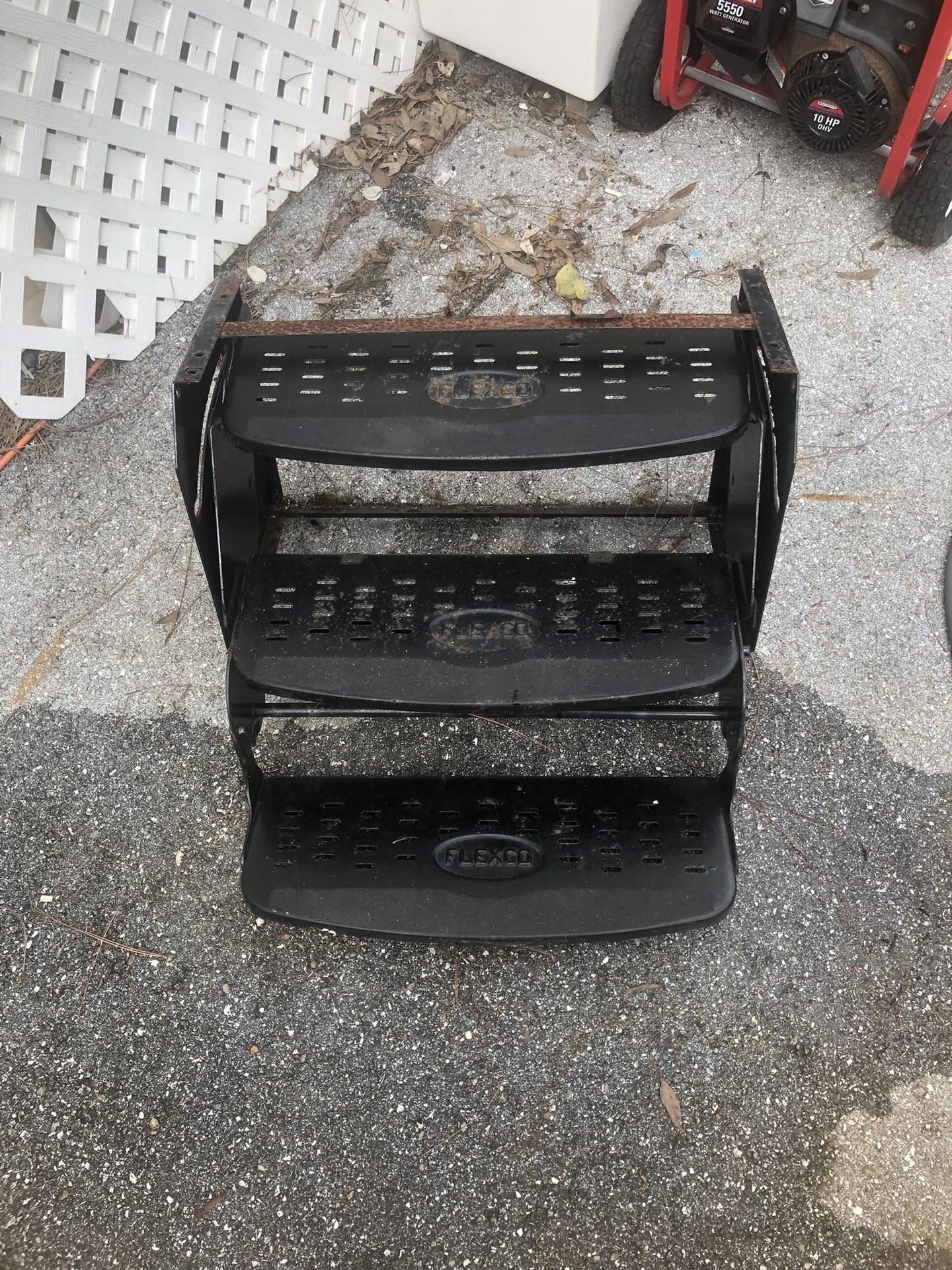 Camper Door Stairs 