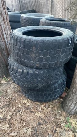 Tires set of three 33/12.50/20 50-75% tread Ironman