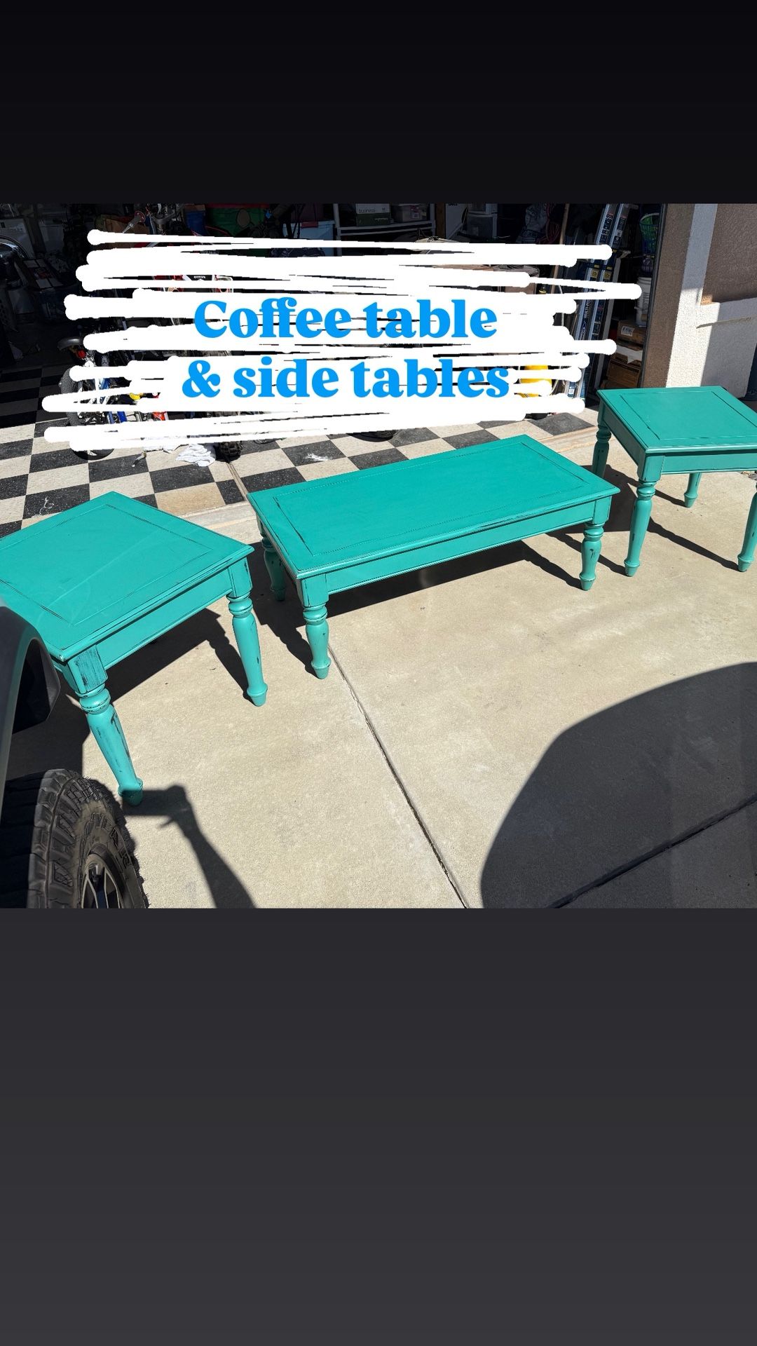 Coffee Table And End Tables