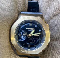 G-Shock /Gold-Stainless / Black Face
