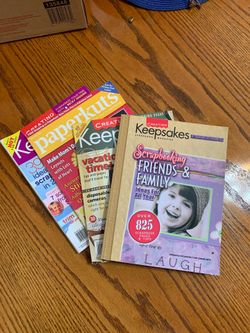 Scrapbooking book and Magazines