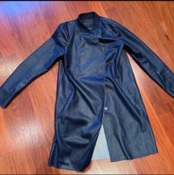 Coster copenhagen blue leather jacket