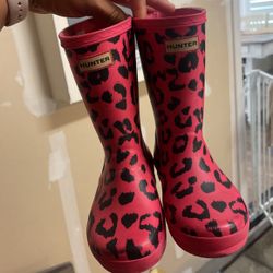 Hunter Rain Boots Size 11 Girls