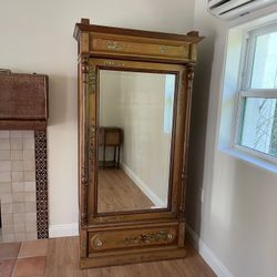 Antique Mirror Cabinet