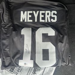 Signed Raiders Jakobi Meyers Jersey 