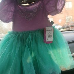 2 New Disnew Princess Dresses 2T