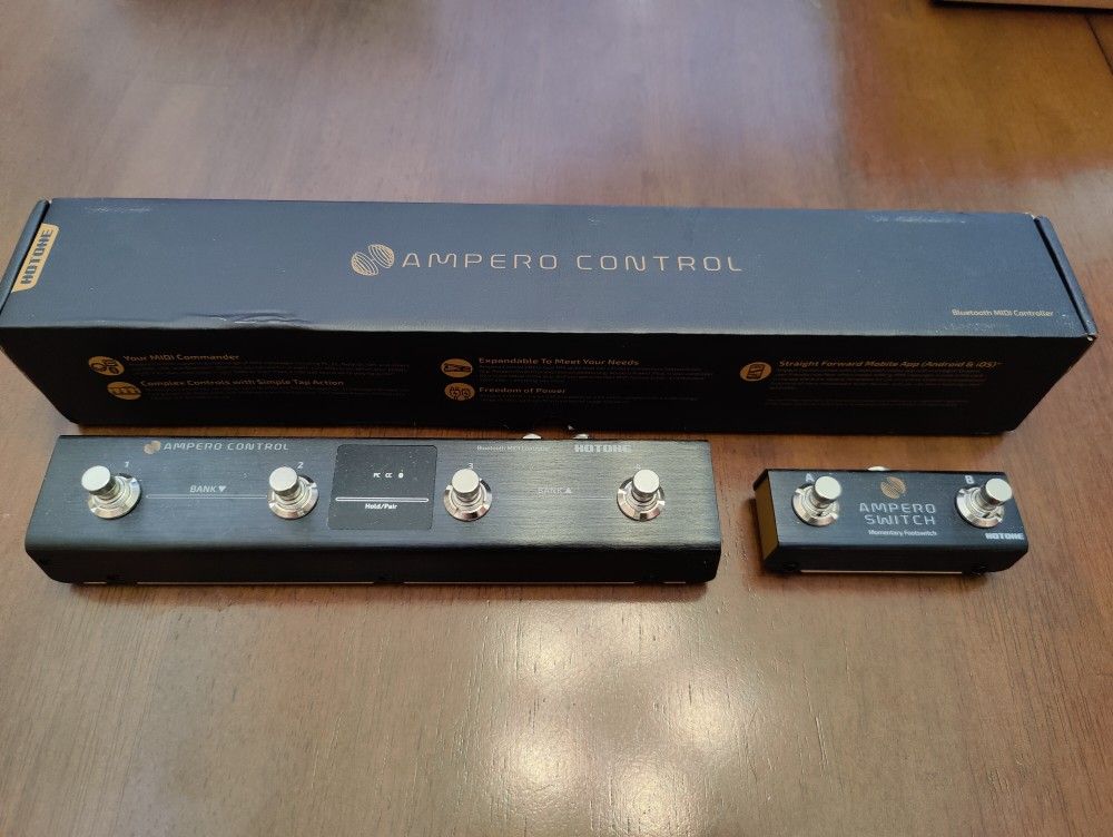 Hotone Ampero Control and Ampero Switch MIDI Controller 