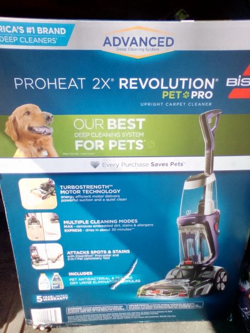  Bissell Proheat 2X

Revolution Pet Pro Vacuum Cleaner 