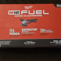 *Price Firm* Milwaukee M18 Grinder With Stop Fuel