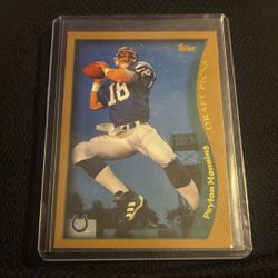 Peyton Manning Rookie Card 