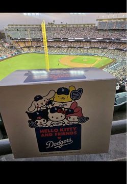 MLB Stadium Exclusive Hello Kitty X Dodgers 2026 Popcorn Bucket NEW UNOPENED